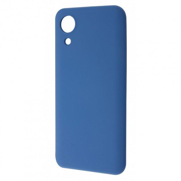 Чохол Silicone case для Samsung Premium A03 Blue (16) синій