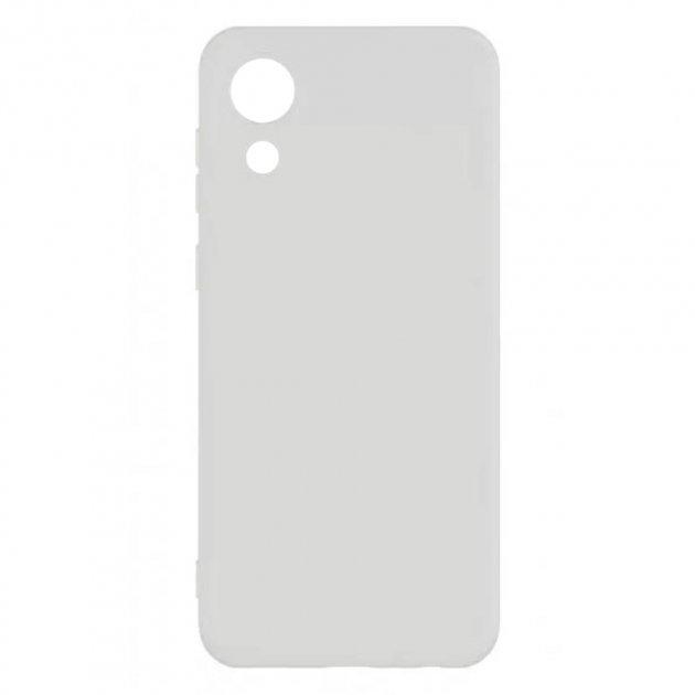 Чохол Silicone case для Samsung Premium A03 White (09) білий