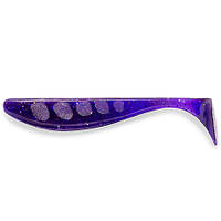 Приманка FishUp Wizzle Shad 3" (8шт), #060 - Dark Violet/Peacock & Silver