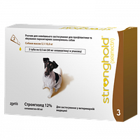 Stronghold- Стронгхолд 12% для собак 5,1-10 кг 0,5мл х 3 пипетки