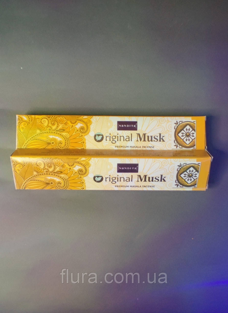 Аромопалички"Original Musk" Nandita 15g Індія