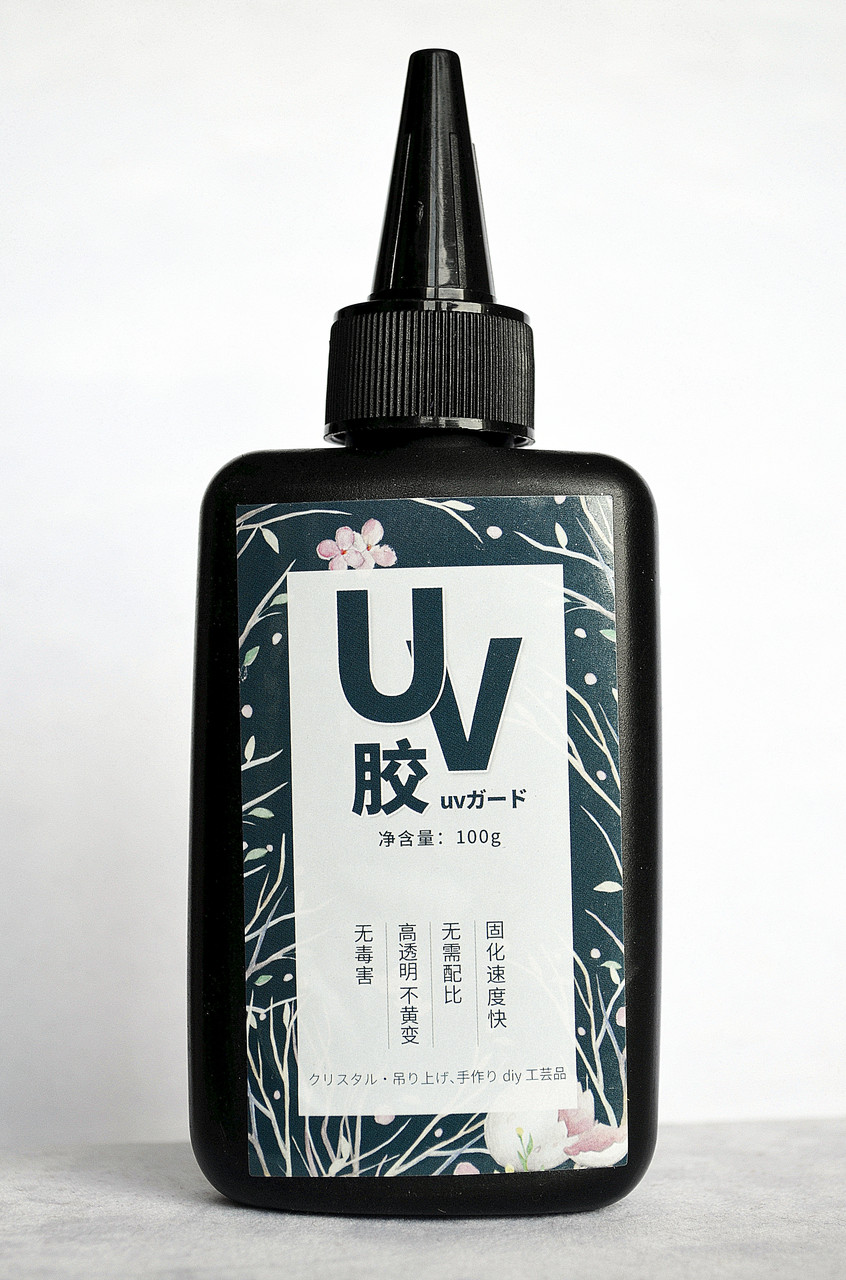 Епоксидна смола УФ (ультрафіолетового затвердіння), 100 г, фото 1