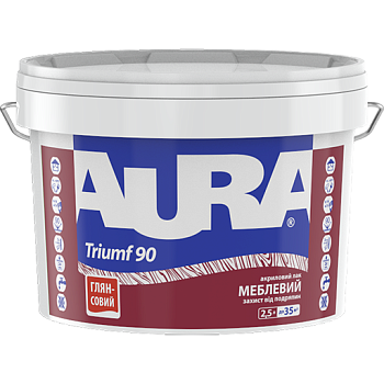 Лак меблевий AURA Triumf 90 глянцевий, 0.75л (41951)