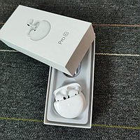 Беспроводные вставные bluetooth наушники вкладыши с микрофоном для айфона (маленький кейс) | Pro6 | белые