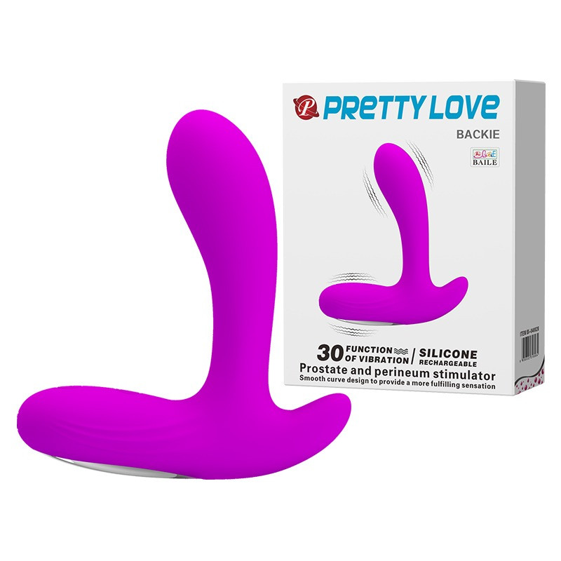 Вибростимулятор - Pretty Love Backie Prostata Stimulator Pink, фото 1