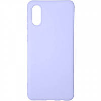 Чехол Silicone Full case для Samsung A02 (30) Lilac лиловый