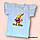 Друк на дитячій кольоровій футболці з рюшками для дівчаток, фото 3
