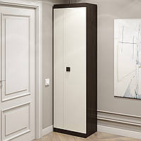 Шкаф 600 Соната Венге темный + Белый (60х38х205.5 см).