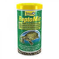 Сухий корм для водоплавних черепах Tetra в паличках "ReptoMin" 1 л. Корм для водних черепах