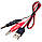 USB-штекер із дротами прищіпки крокодили для заряджання АКБ, USB адаптер із затискачами типу крокодила, фото 3