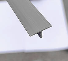 Т-профіль для плитки АТ-26. Ширина 26мм. L-2,7м. Шампань (анод)