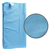 Серветка з мікрофібри для скла 35х40 см блакитна SAPFIRE Microfiber Glass (791024)
