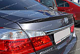 Спойлер Хонда Акорд 9 (спойлер на кришку багажника Honda Accord 9), фото 6