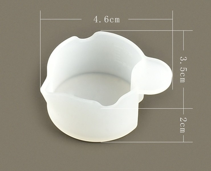 Силіконовий мірний стаканчик №2 для епоксидної смоли, 10 мл, фото 1