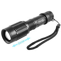 Ліхтар діодний Police 1861-T6, 1x18650/3xAAA, ЗП 220V/12V, zoom, BOX