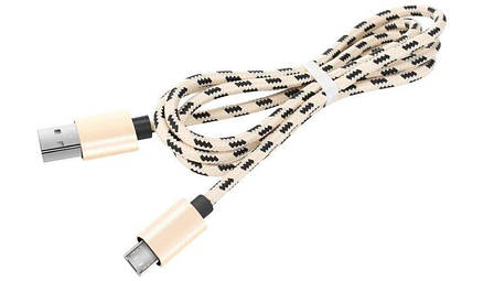 Кабель micro USB тканина, плетений, фото 1