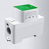 Ватраметр PeaceFair PZIOT-E01, Tuya Wi-Fi Вимірювач Напруга, струму, потужності AC 70-260V 100A, фото 4