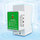 Ватраметр PeaceFair PZIOT-E01, Tuya Wi-Fi Вимірювач Напруга, струму, потужності AC 70-260V 100A, фото 2