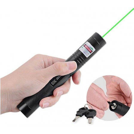 Лазерна указка Green Laser Pointer 303 зелена, фото 1