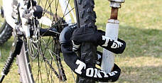 Ланцюг противгінний із кодовим замком потужний надійний велозамок TONYON, фото 2