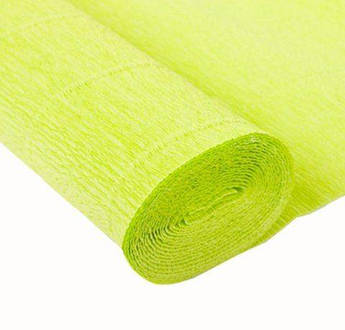 Гофропапір салатовий 144 г/м2, 50*250 см, Acid Green 558, Cartotecnica Rossi