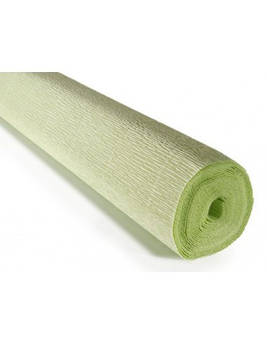 Гофропапір зелений світлий 144 г/м2, 50*250 см, Water Green 566, Cartotecnica Rossi