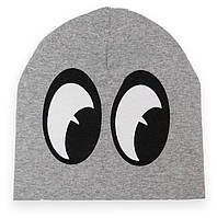Шапка дитяча для хлопчика GABBI GSK-M-23-7/1 Сірий розмір 50-52 (13550)