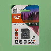 Карта пам'яті micro SD 8 Gb, 4 клас