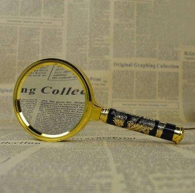 Лупа Magnifier лінза 90 мм Кратність x5, фото 1