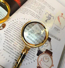 Лупа Magnifier лінза 90 мм Кратність x5, фото 6