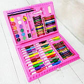 Набір для творчості та малювання 86 предметів фарби, олівці, фломастери, у кейсі