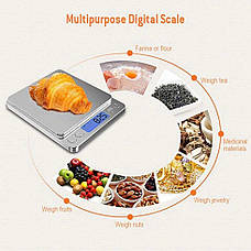 Кишенькові електронні ваги T500 Digital Jewelry Pocket Scale від 0,01 до 500 г., фото 4