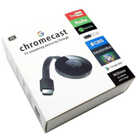 4K медіаплеєр Google Chromecast, фото 1