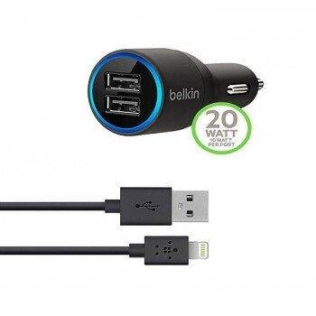 Автомобільний зарядний пристрій Belkin 2-Port Car Charger 20 W 2,1A, фото 3