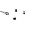 Магнітний кабель X-CABLE Metal Magnetic Cable 3 в 1 (без паковання), фото 8