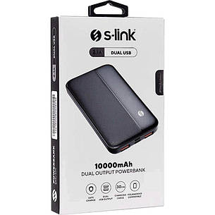 Зовнішній акумулятор Power Bank S-Link 10000 mAh, фото 3