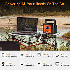 Портативна електростанція, зовнішній акумулятор, HAUSPROFI 60000mah 200W, фото 5