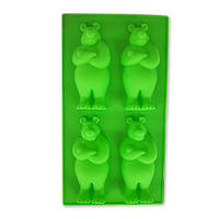 Силіконова форма для випічки кексів "Ведмедики" СК1-716 арт. 822-10-4