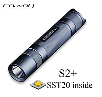Ліхтар Convoy S2+ Luminus SST20 6500K, 1x18650 (1000 люмен)