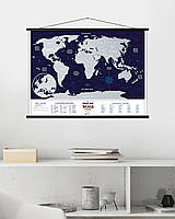 Скретч карта мира "Travel Map Holiday World" (тубус)