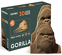 Картонный конструктор Cartonic 3D Puzzle GORILLA