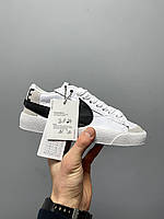 Кроссовки, кеды отличное качество Nike Blazer Low 77 Jumbo Black White Размер 37