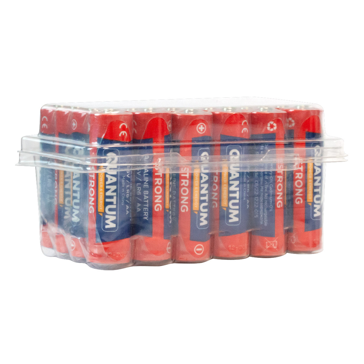Лужна батарейка Quantum Strong LR6/AA 24шт/уп plastic case, фото 1