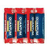 Лужна батарейка Quantum Strong LR6/AA 24шт/уп plastic case, фото 4