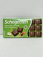 Шоколад Schogetten Alpine Milk Chocolate with Hazelnuts100gr