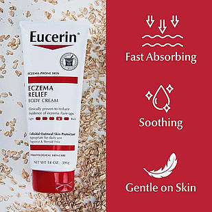 Eucerin, Крем для тіла для зменшення проявів екземи, без запашника, 396 г