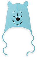 Шапка дитяча для хлопчика на зав'язках GABBI GSK-M-23-6/1 Бірюзовий розмір 40/42 (13548)