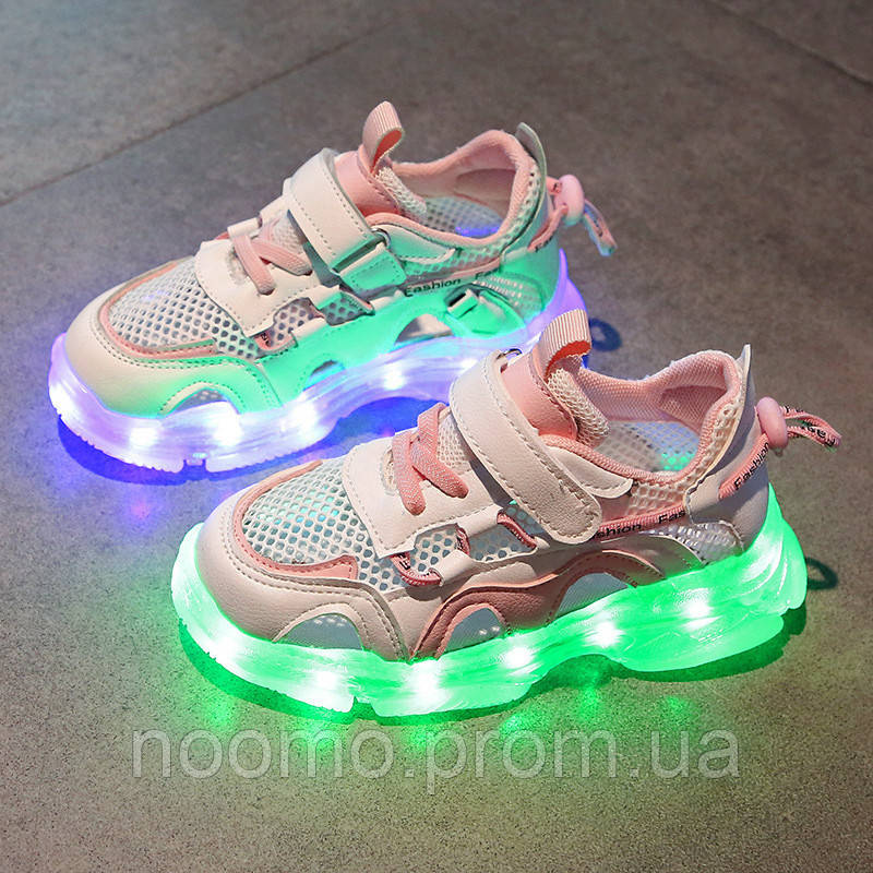 Кросівки ЛЕД  що світяться з LED-підсвічуванням USB зарядкою