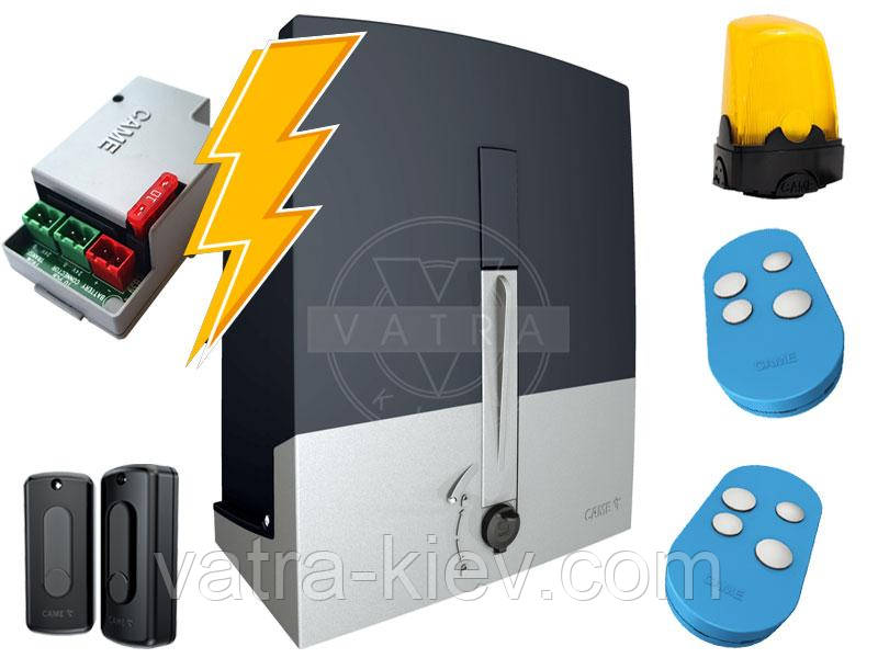 CAME BXL Комплект автоматики для воріт до 400 кг, робота від акумуляторів, фото 1