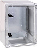 Корпус ударопрочный с АБС-пластика 300х400х165мм, IP65 с прозрачной дверью, E.NEXT